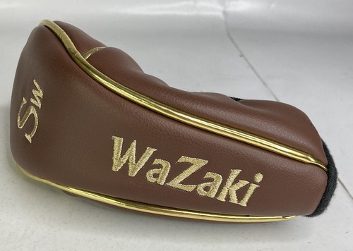 Wazaki sand wedge - brown, w/gold